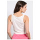 Bodytalk Γυναικεία αμάνικη μπλούζα Crop Top